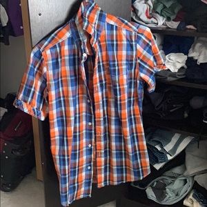 Boys Nautica Short Sleeved Button Shirt